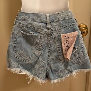 Carmar Los Angeles denim shorts nwt size 27 high waist